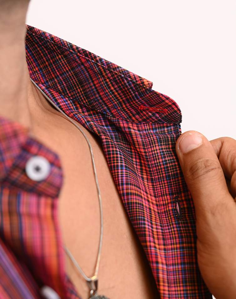 Plaid Check in Purple