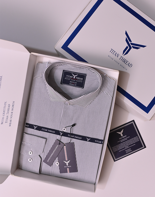 Black and white Pencil Stripes