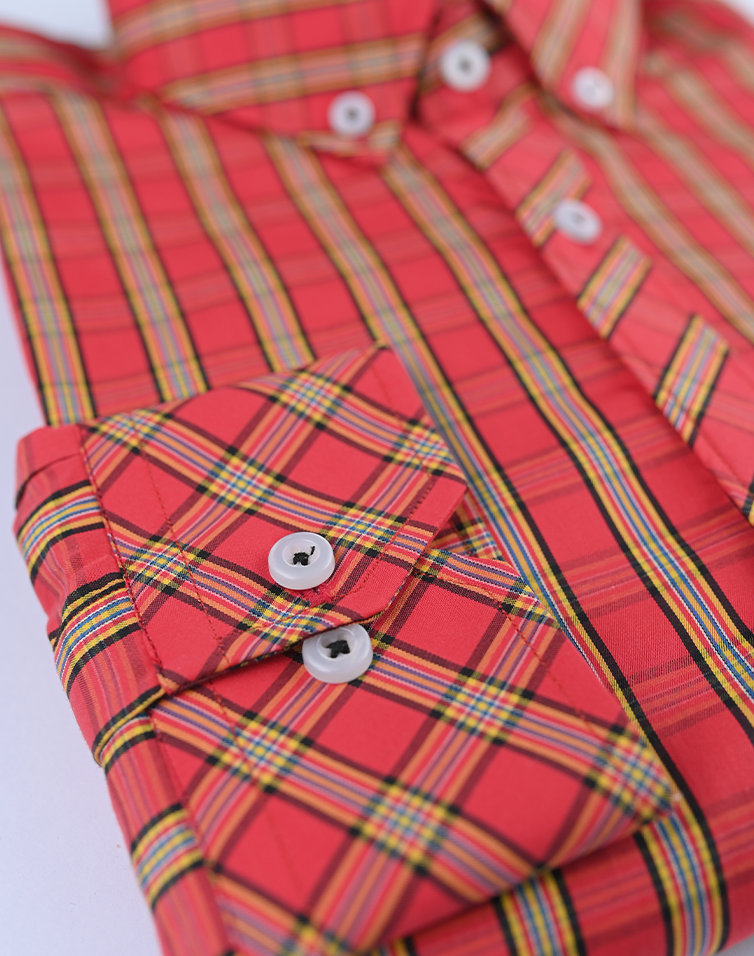 Check Plaid in Orange