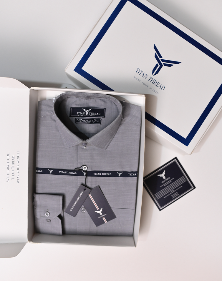 Self Textured Steel Gray