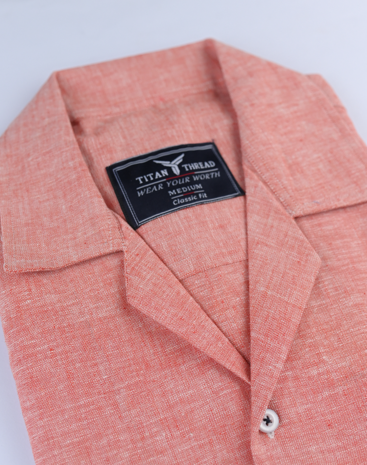 Peal Orange Cubin Shirt