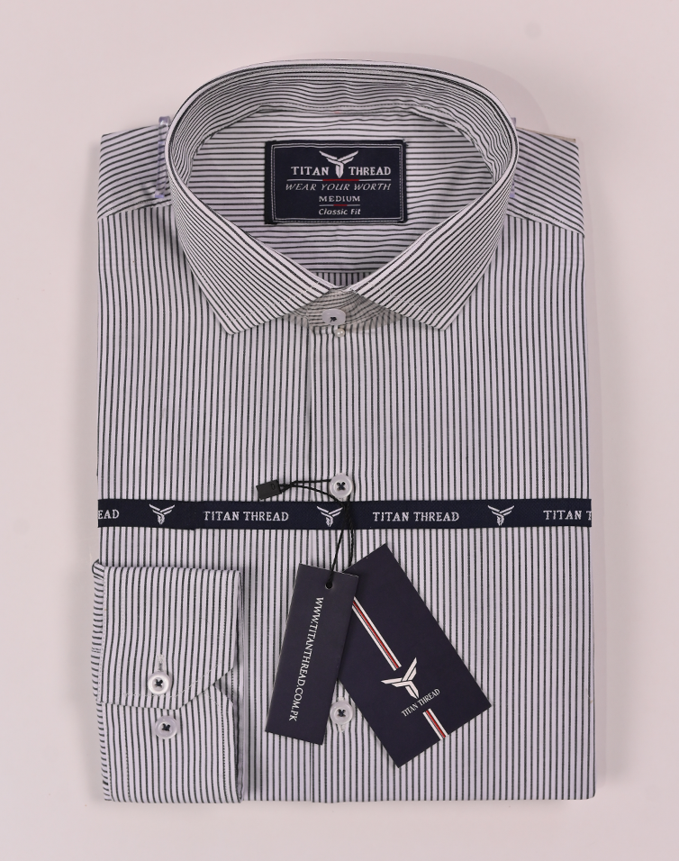 Black and white Pencil Stripes