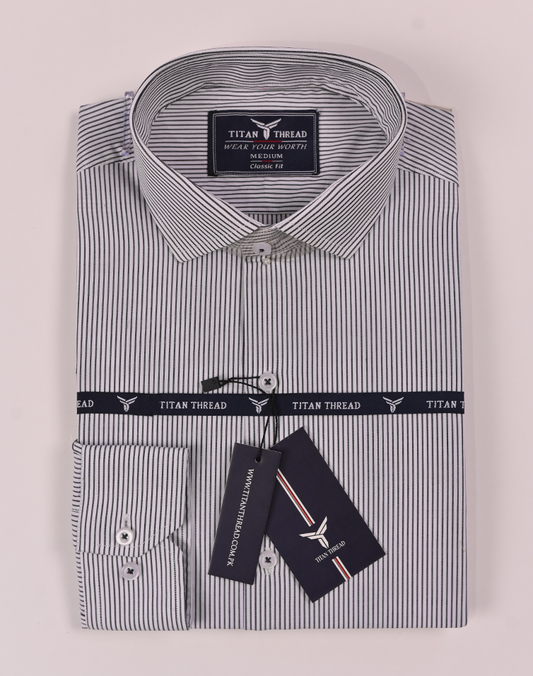 Black and white Pencil Stripes