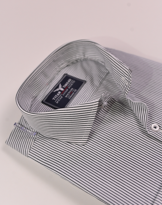 Black and white Pencil Stripes