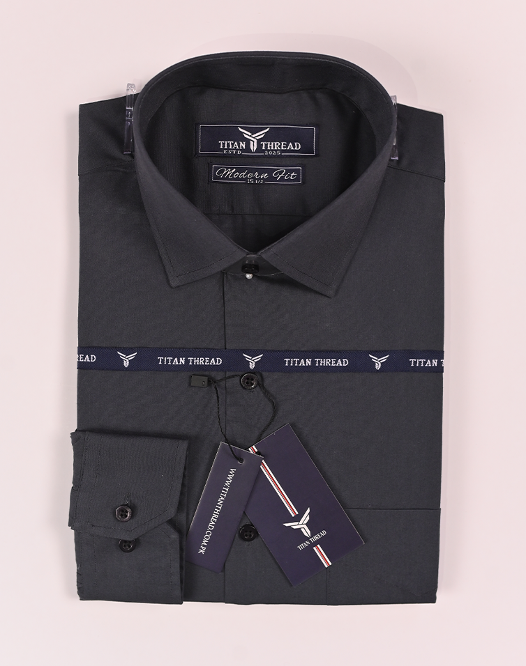 Charcoal Gray Formal Shirt