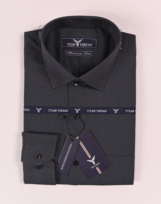 Charcoal Gray Formal Shirt