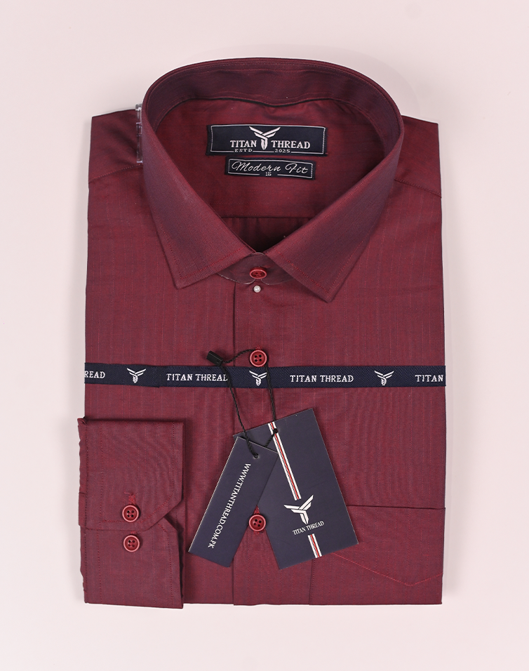 Two Tone Mercerized Maroon