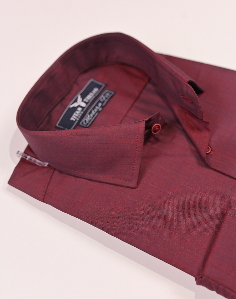 Two Tone Mercerized Maroon