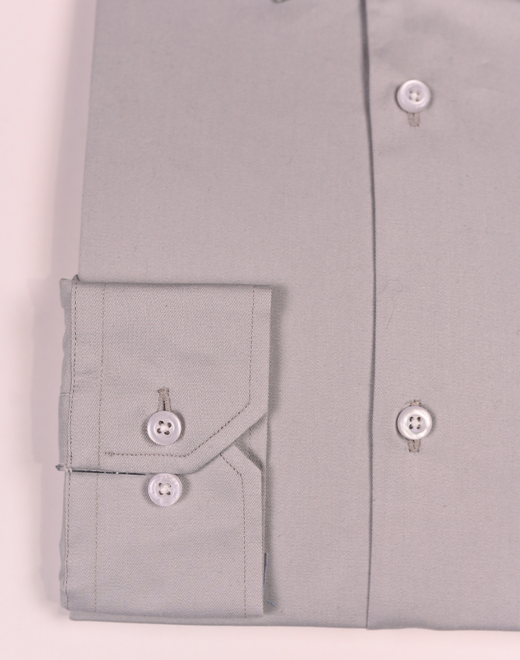 Ash Gray Formal Shirt