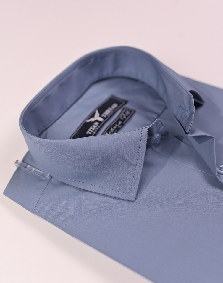 Steel Blue Formal Shirt