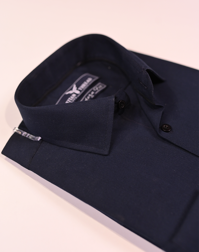 Navy Blue In Fine cotton