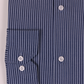 Navy Blue Pencil Stripes
