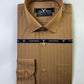 Dark Sand Pin Stripe Formal Shirt