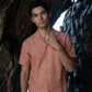 Peal Orange Cuban Shirt