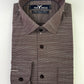 Choco Brown Self Texture Formal Shirt