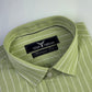 Sea Green Broad Stripes Formal Shirt (Slim fit)