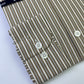 White & Beige Awning Stripe Formal Shirt