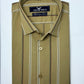 Misted Yellow Broad Stripe Formal Shirt