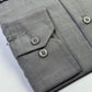 Self Textured Steel Gray Formal Shirt (Slim fit)