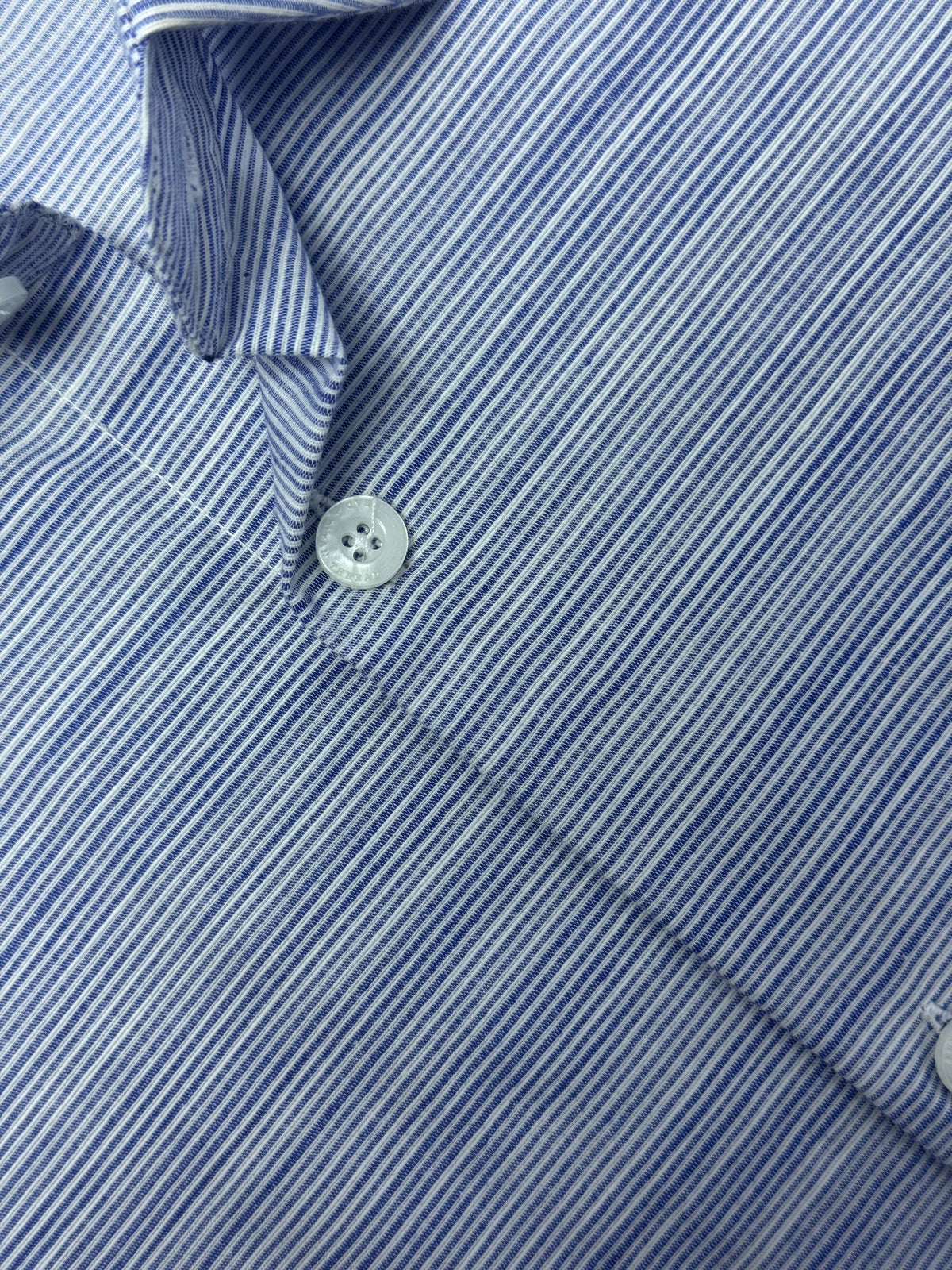 Ocean Blue Self Texture Formal Shirt