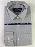 White & Blue Pin Stripe Formal Shirt