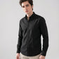 Jet Black Oxford Shirt
