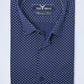 Navy Blue Dotted Formal Shirt