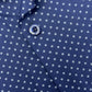 Navy Blue Dotted Formal Shirt